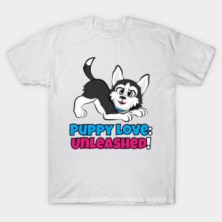 Adorable Husky Dog Puppy T-Shirt